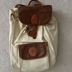 Classic Brown and Cream Backpack